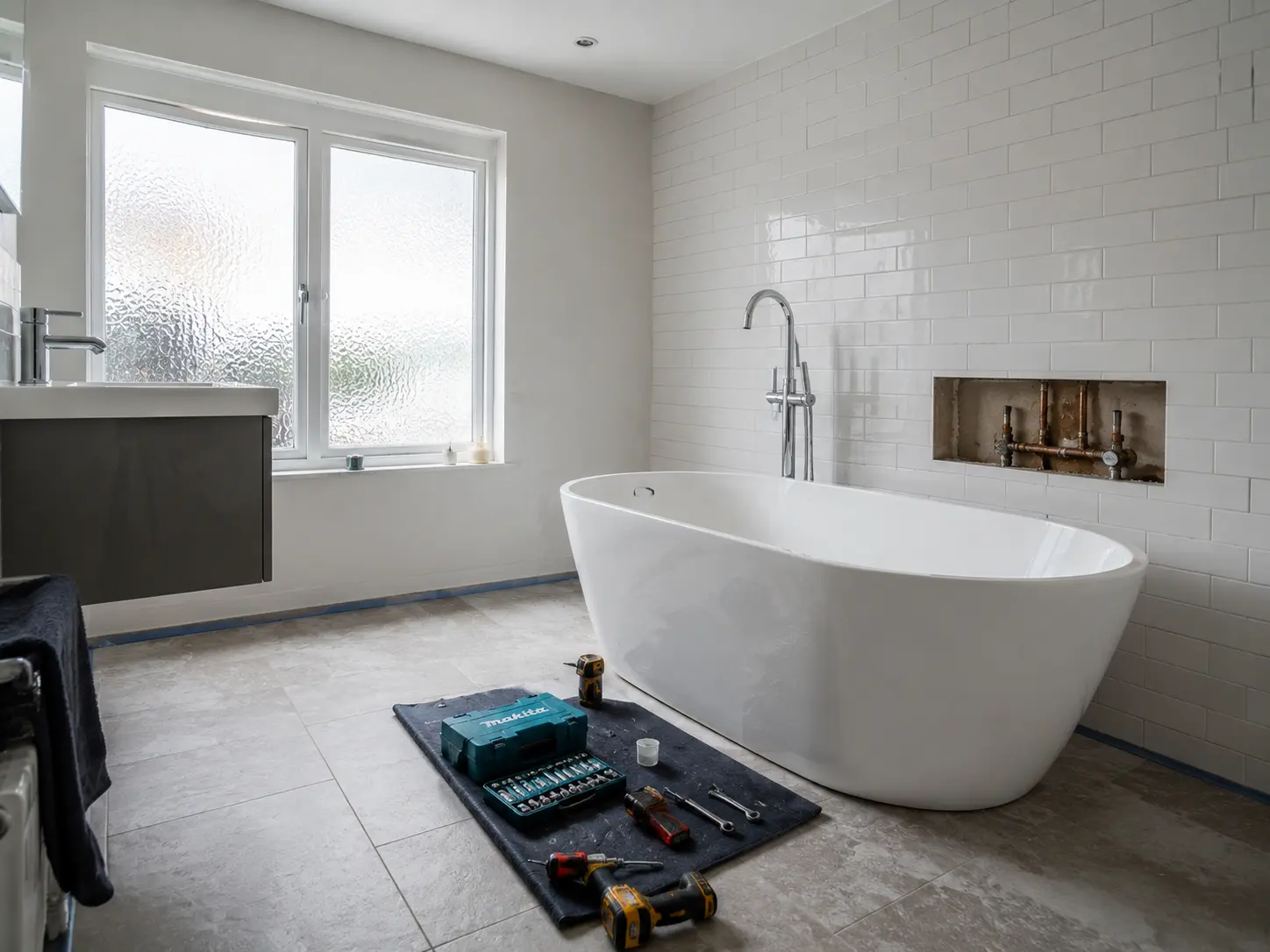 Modern bathroom installation